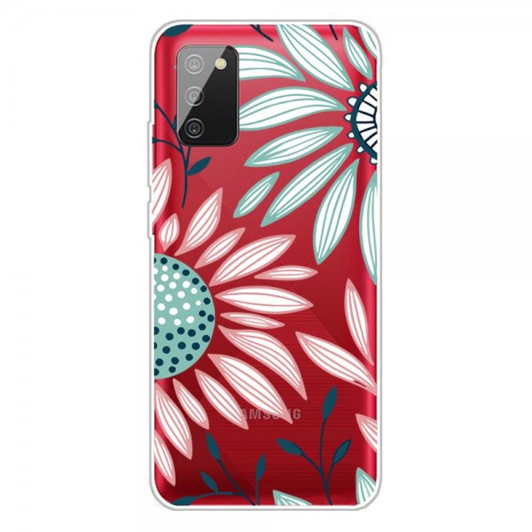 Samsung Galaxy A02s Cover Motiv Krysantemum