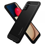 Spigen Samsung Galaxy A02s Cover Rugged Armor Mat Sort
