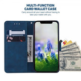 Samsung Galaxy A03 Cover Mønstret Blå