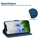 Samsung Galaxy A03 Cover Mønstret Blå