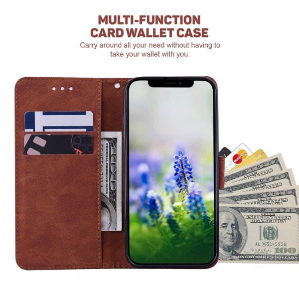 Samsung Galaxy A03 Cover Mønstret Brun