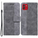 Samsung Galaxy A03 Cover Mønstret Grå