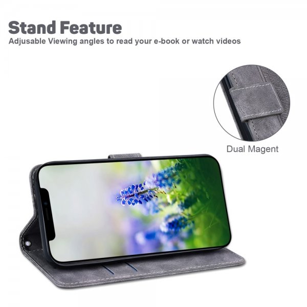 Samsung Galaxy A03 Cover Mønstret Grå