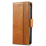 Samsung Galaxy A03 Cover Stripe Lysebrun