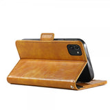 Samsung Galaxy A03 Cover Stripe Lysebrun