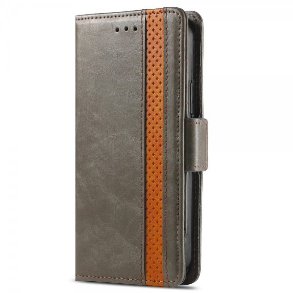Samsung Galaxy A03 Cover Stripe Grå