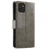 Samsung Galaxy A03 Cover Stripe Grå