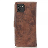 Samsung Galaxy A03 Cover Vintage Brun