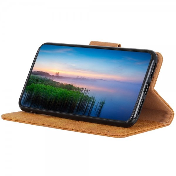 Samsung Galaxy A03 Cover Vintage Lysebrun