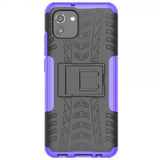Samsung Galaxy A03 Cover Dækmønster Standfunktion Lilla