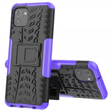Samsung Galaxy A03 Cover Dækmønster Standfunktion Lilla