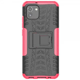 Samsung Galaxy A03 Cover Dækmønster Standfunktion Magenta