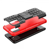 Samsung Galaxy A03 Cover Dækmønster Standfunktion Rød
