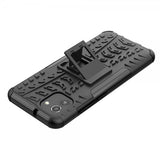 Samsung Galaxy A03 Cover Dækmønster Stativfunktion Sort