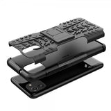 Samsung Galaxy A03 Cover Dækmønster Stativfunktion Sort