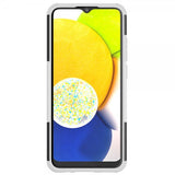Samsung Galaxy A03 Cover Dækmønster Stativfunktion Hvid