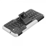 Samsung Galaxy A03 Cover Dækmønster Stativfunktion Hvid