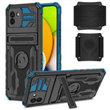 Samsung Galaxy A03 Cover med Håndgreb Blå