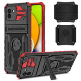 Samsung Galaxy A03 Cover med Greb Rød