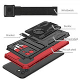 Samsung Galaxy A03 Cover med Greb Rød
