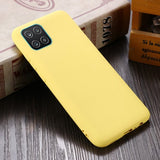 Samsung Galaxy A03 Cover med Strop Silikone Gul