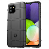 Samsung Galaxy A03 Cover Rudemønster Sort