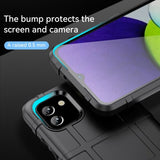 Samsung Galaxy A03 Cover Rudemønster Sort