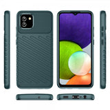 Samsung Galaxy A03 Cover Thunder Series Grøn