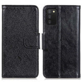 Samsung Galaxy A03s Cover Nappa Tekstur Sort