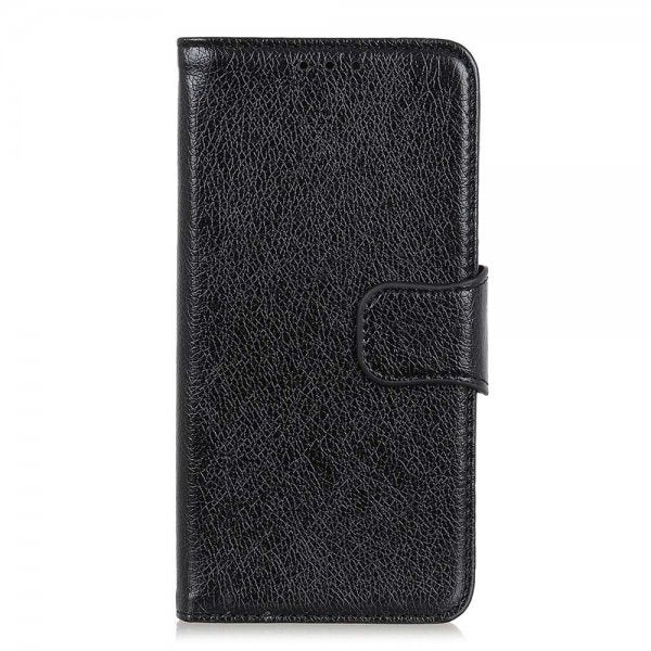 Samsung Galaxy A03s Cover Nappa Tekstur Sort