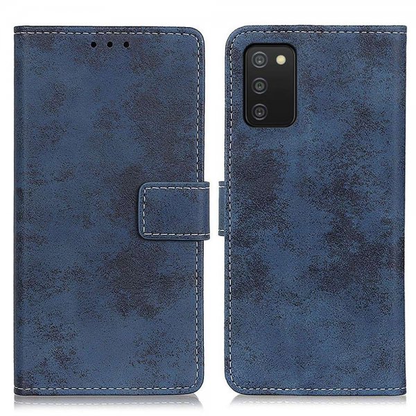 Samsung Galaxy A03s Cover Vintage Blå