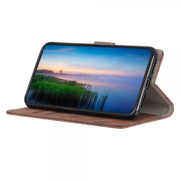 Samsung Galaxy A03s Etui Vintage Brun
