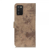 Samsung Galaxy A03s Etui Vintage Khaki