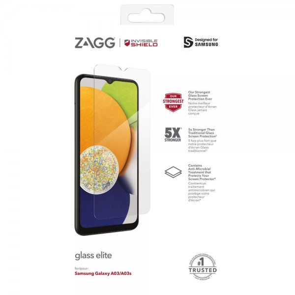 ZAGG InvisibleShield Samsung Galaxy A03/A03s Skærmbeskytter Glass Elite