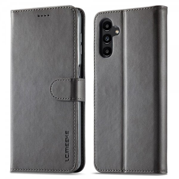 Lc.Imeeke Samsung Galaxy A04s/Galaxy A13 5G Etui med Kortlomme Standfunktion Grå