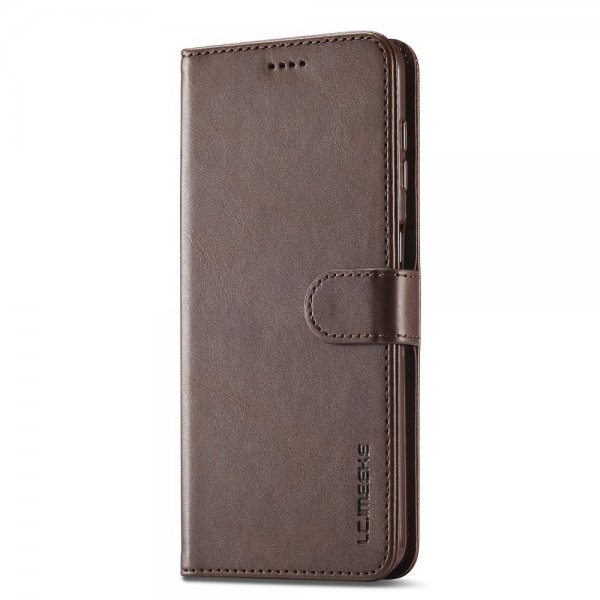 Lc.Imeeke Samsung Galaxy A04s/Galaxy A13 5G Etui med Kortlomme Standerfunktion Mørkebrun