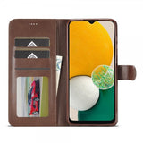 Lc.Imeeke Samsung Galaxy A04s/Galaxy A13 5G Etui med Kortlomme Standerfunktion Mørkebrun