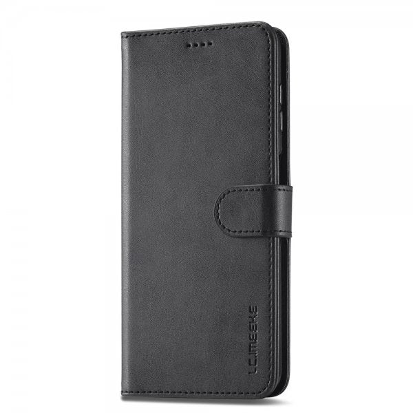 Lc.Imeeke Samsung Galaxy A04s/Galaxy A13 5G Etui med Kortlomme og Stativfunktion Sort