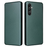 Samsung Galaxy A05s Cover Kulfibertekstur Grøn