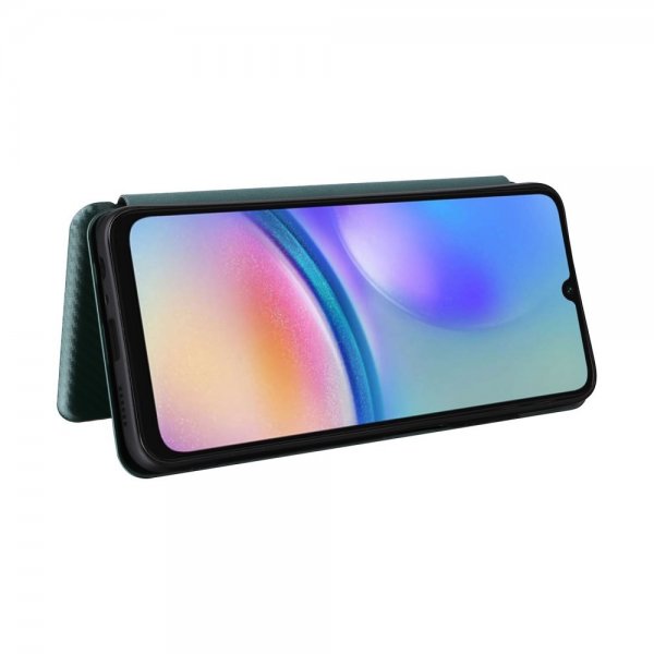 Samsung Galaxy A05s Cover Kulfibertekstur Grøn