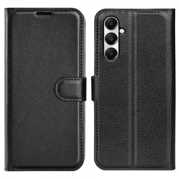Samsung Galaxy A05s Etui Litchi Sort