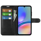Samsung Galaxy A05s Etui Litchi Sort