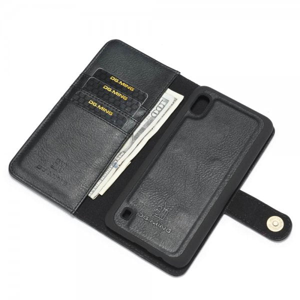 Dg.Ming Samsung Galaxy A10 Etui Aftagelig skal Sort