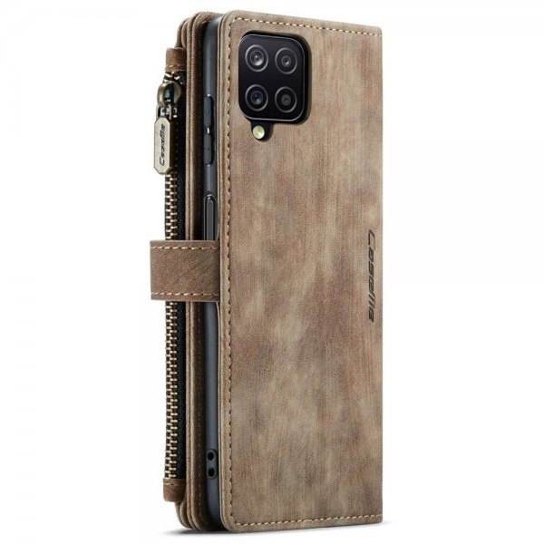 CaseMe Samsung Galaxy A12 Etui C30 Series Brun