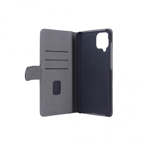 Gear Samsung Galaxy A12 Etui med Kortlomme Sort