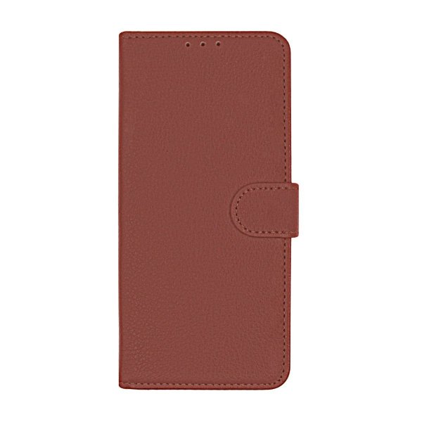 Samsung Galaxy A12 Cover med Stativ Brun