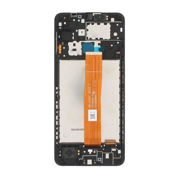 Samsung Galaxy A12 Skærm med LCD Display Original - Sort