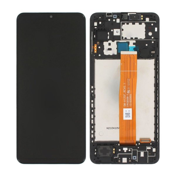 Samsung Galaxy A12 Skærm med LCD Display Original - Sort