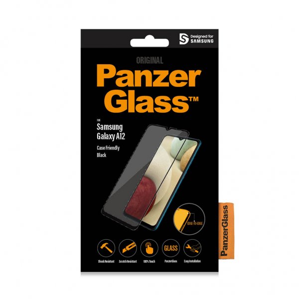 PanzerGlass Samsung Galaxy A12 Skærmbeskyttelse Case Friendly