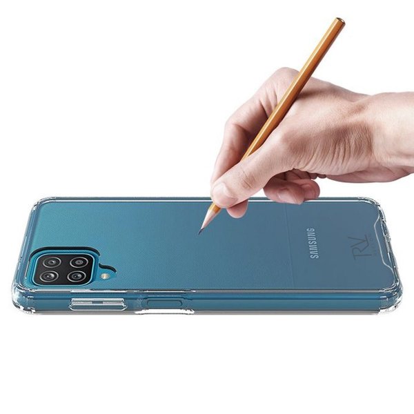 Rvelon Samsung Galaxy A12 Cover Stødsikkert Transparent
